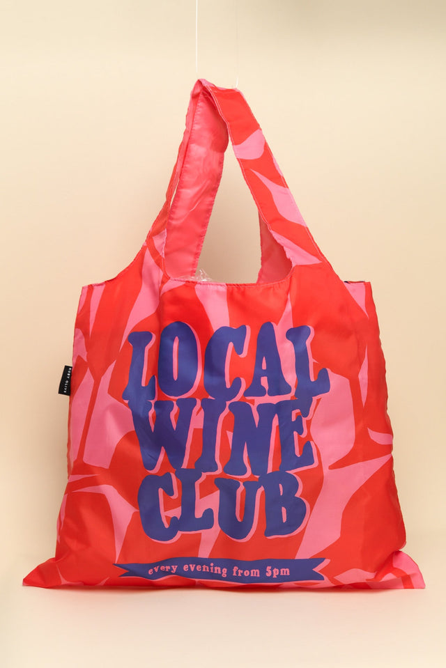 Red Wine Club Reuseable Shopping Bag