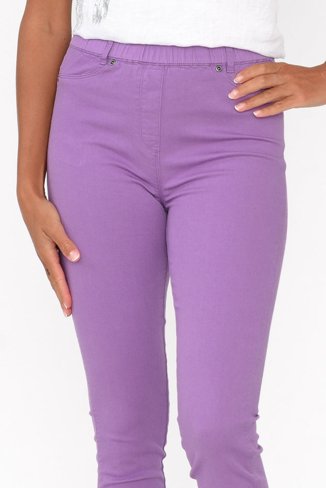 Reed Lilac Stretch Cotton Pants