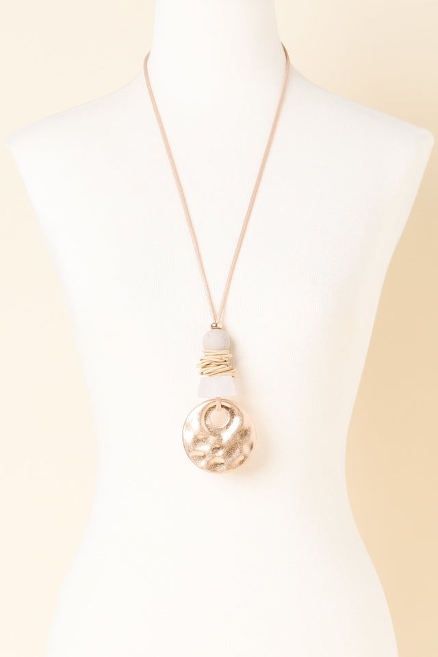 Regan Gold Pendant Necklace