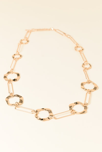 Remi Gold Ring Link Necklace