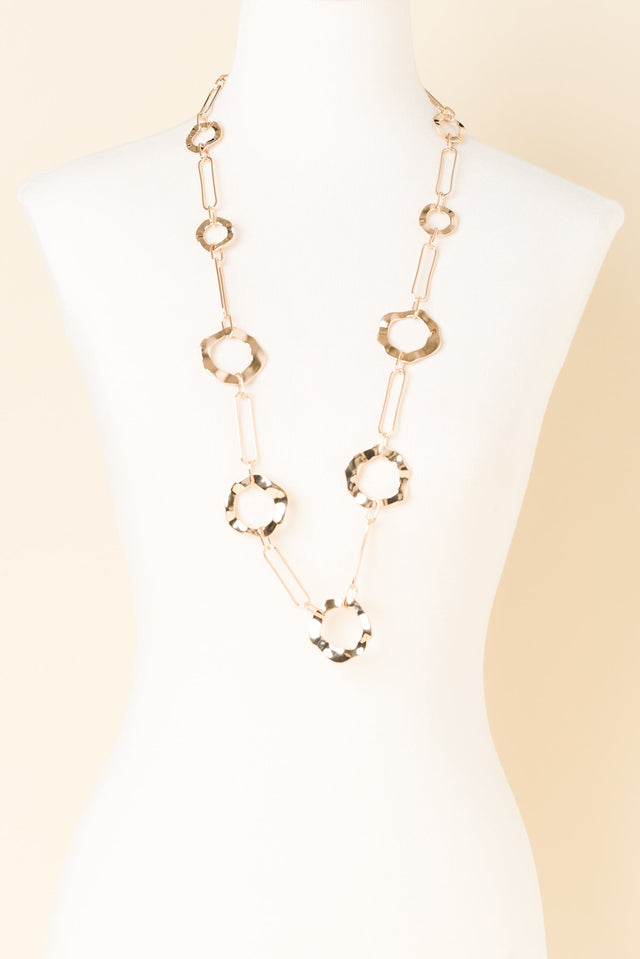 Remi Gold Ring Link Necklace