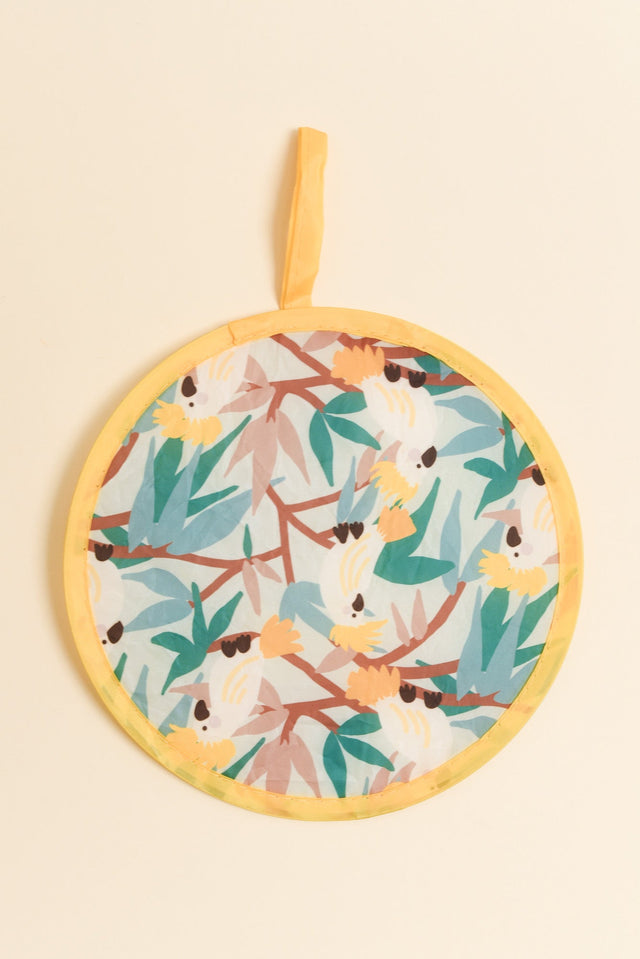 Remi White Cockatoo Twist Fan