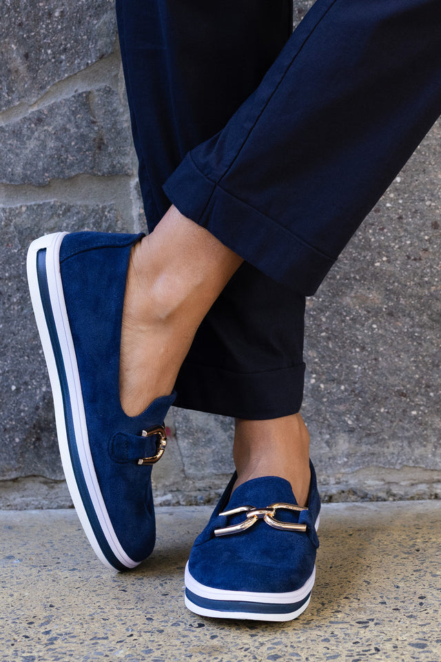 Nature Navy Platform Loafer image 2