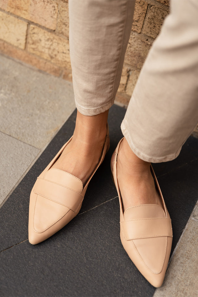 Asher Nude Leather Slingback Mule image 7