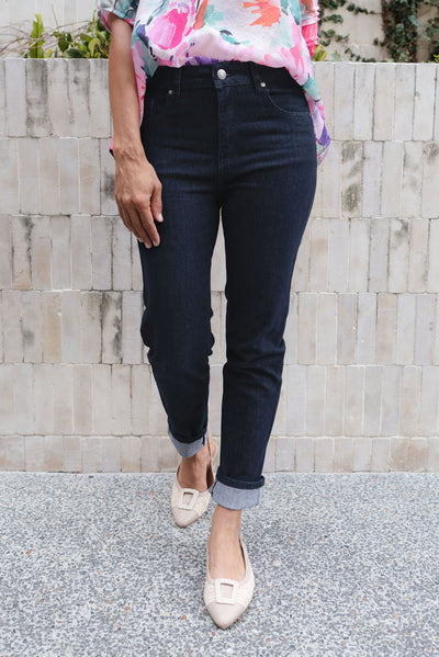 James Dark Blue Denim Stretch Jeans