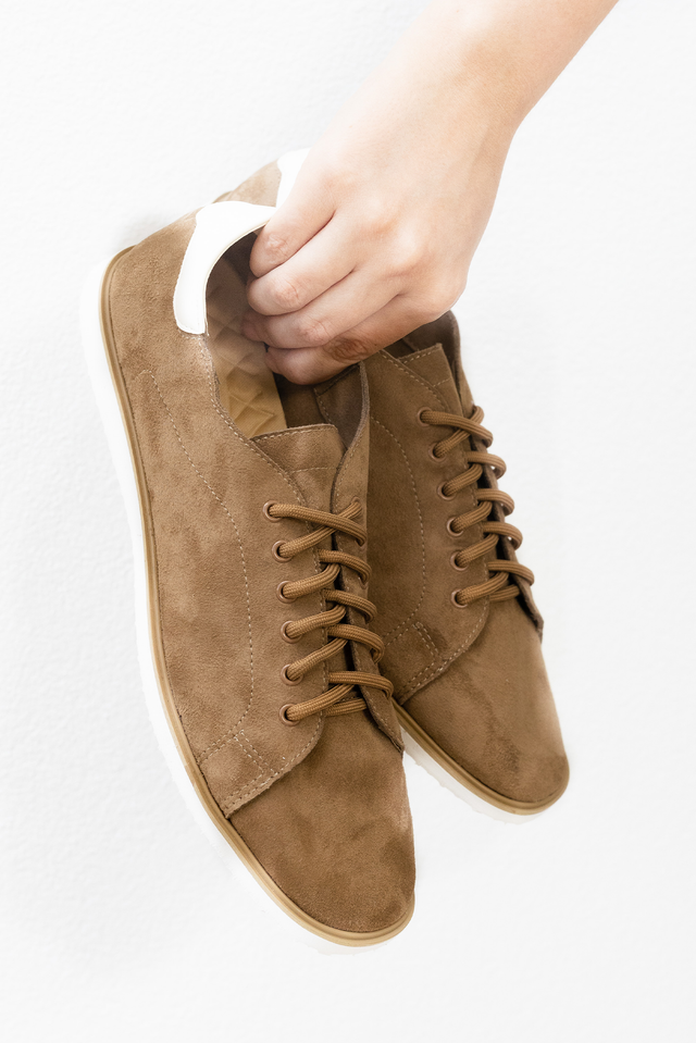 Cuavella Tan Suede Sneaker, Lifestyle