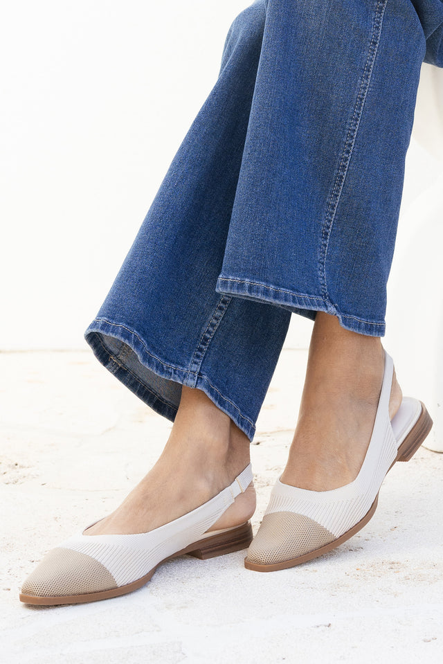 Syrita Taupe Slingback Mule