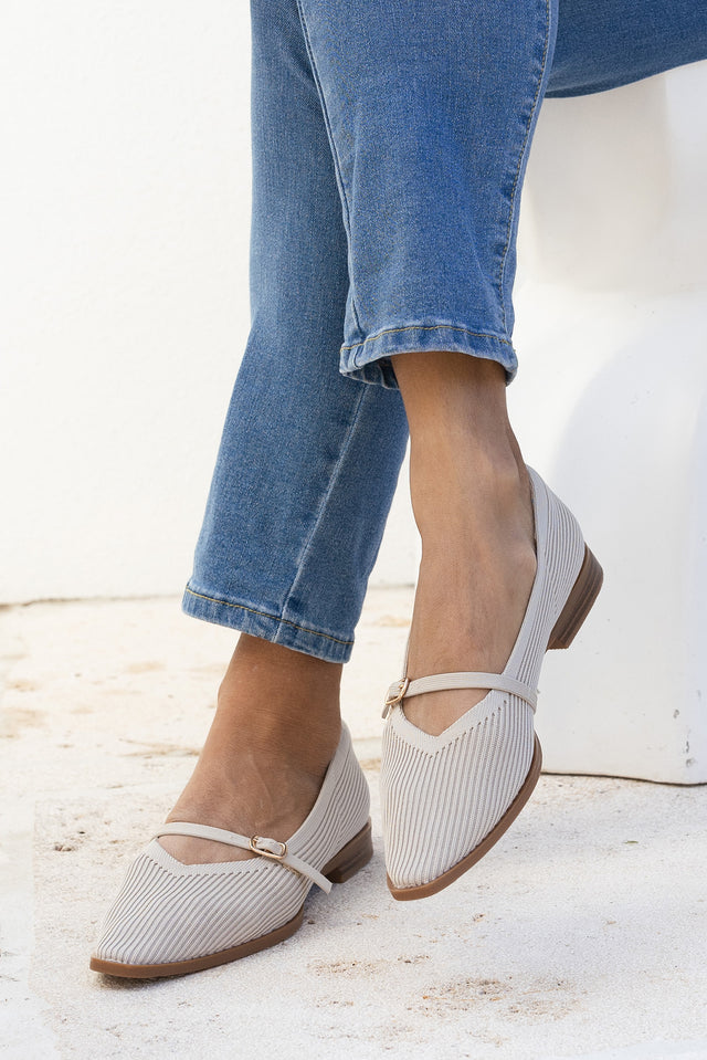 Syri Taupe Ballet Flat