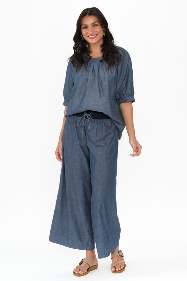 Ria Steel Cotton Drawstring Pants banner image