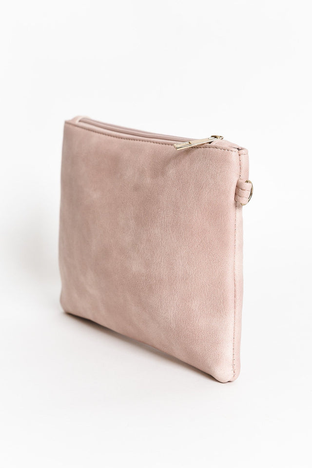 Sagara Blush Embossed Crossbody Bag