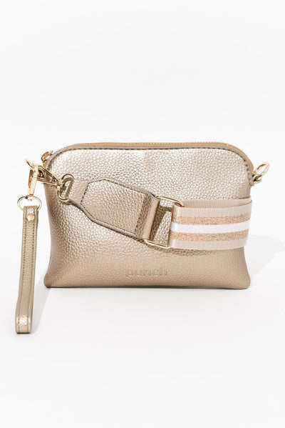 Sally Bronze Mini Crossbody Bag