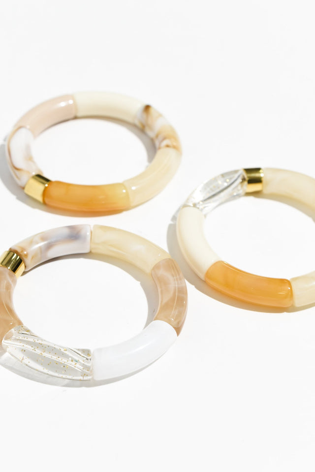 Sheryl Natural Beaded Bracelet Set image 3