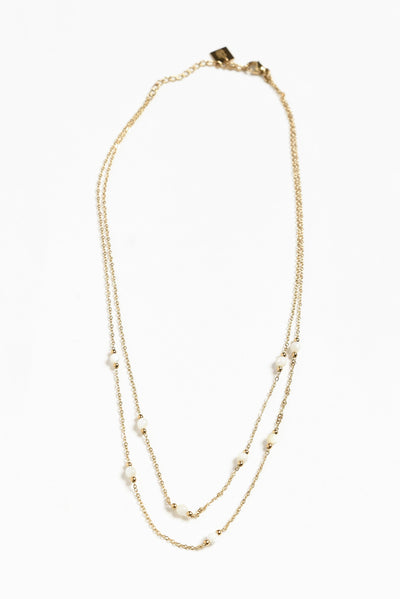 Shira Gold Plated Layered Necklace
