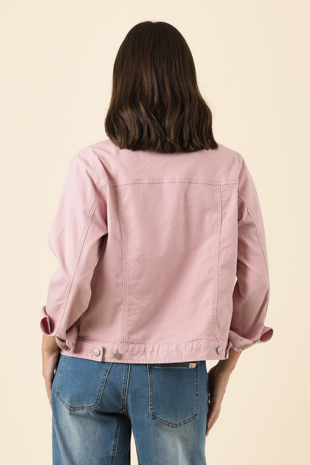 Siobhan Blush Stretch Jacket,Brunette model,alt text|model:MJ image 5