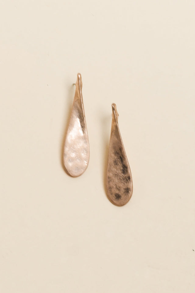 Smila Gold Teardrop Earrings image 1