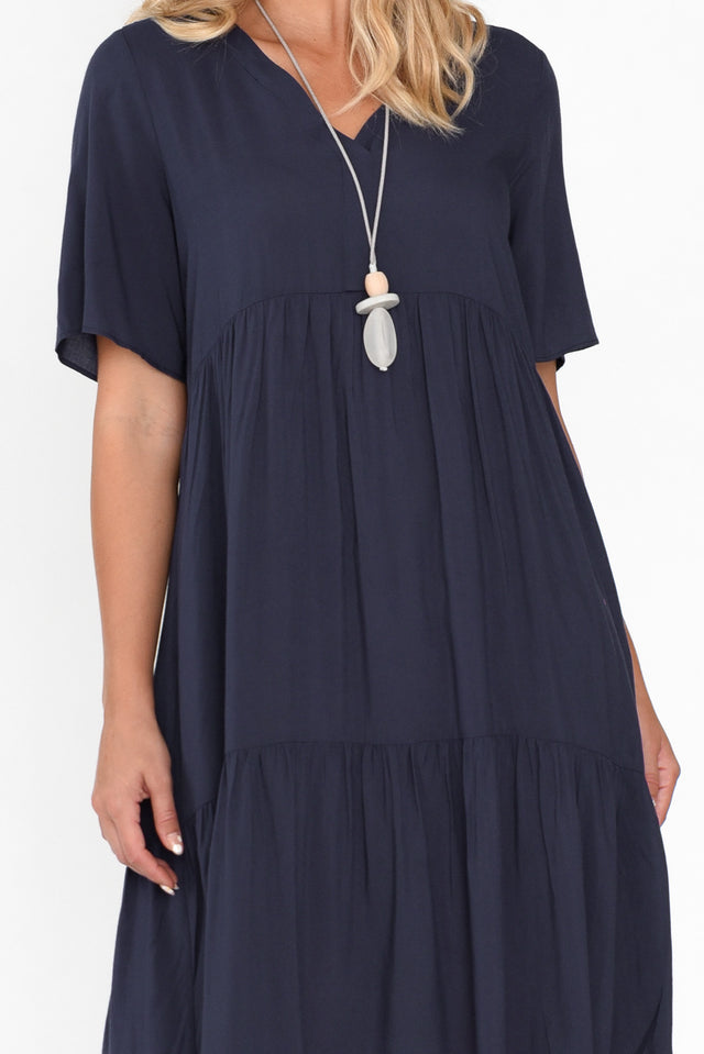 Sonnet Navy Tiered Dress image 3
