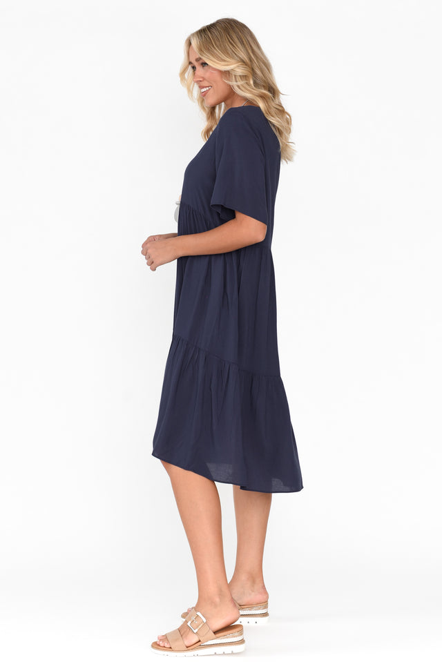 Sonnet Navy Tiered Dress image 4