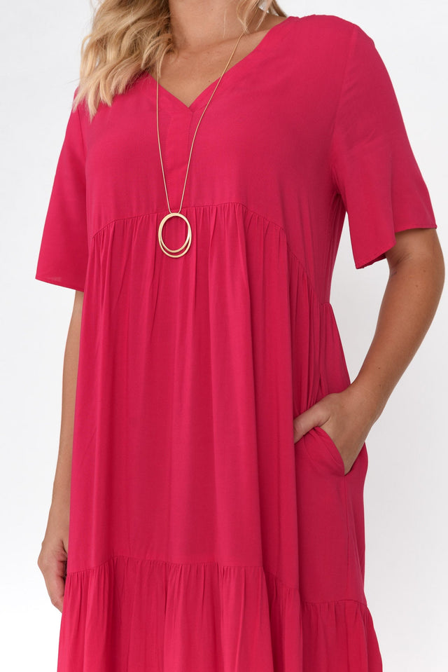 Sonnet Pink Tiered Dress image 5