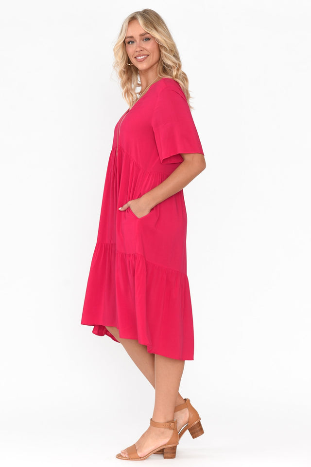 Sonnet Pink Tiered Dress image 3