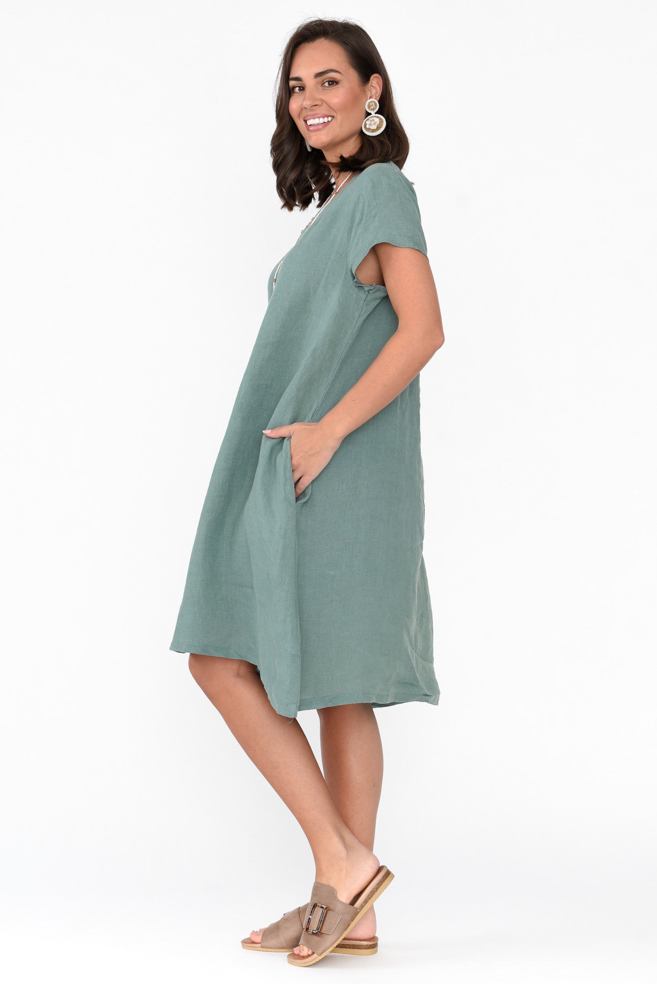 Linen store dresses online