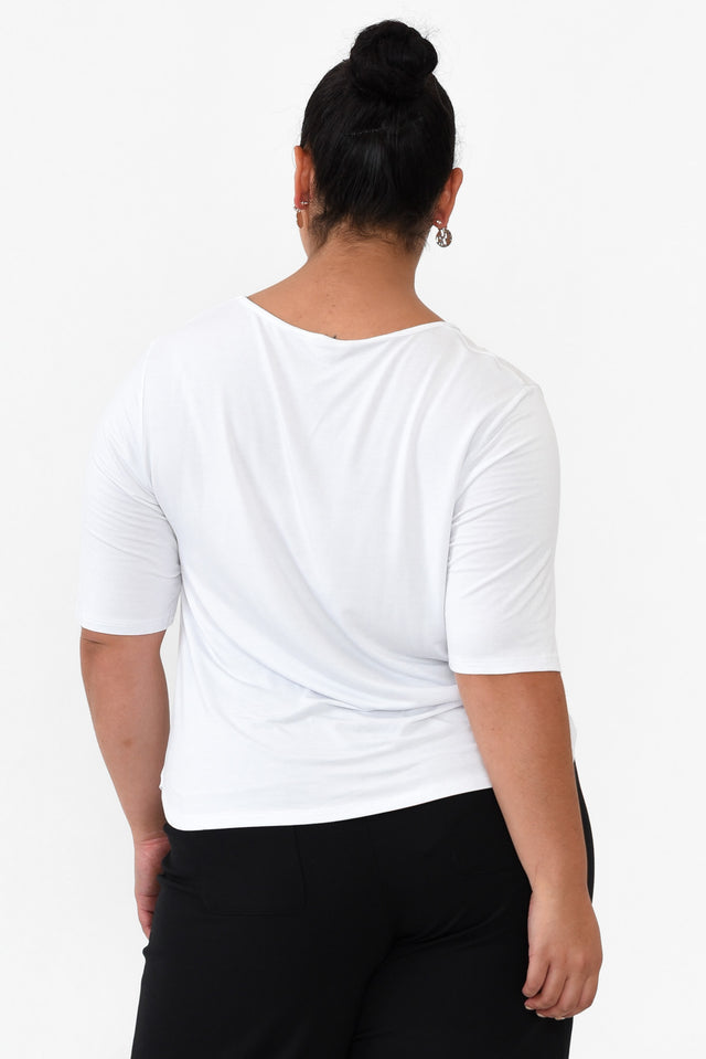 Sophie White Bamboo Top