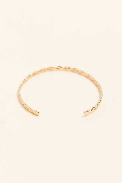 Sylvie Gold Woven Cuff