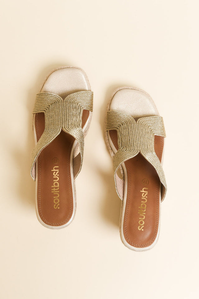 Talent Gold Espadrille Wedge image 5