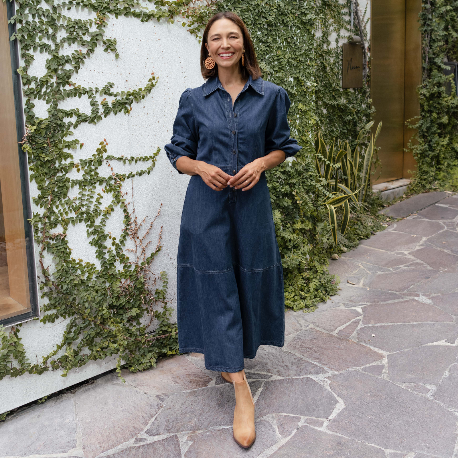 denim teacher dress Teacher Approved Dresses