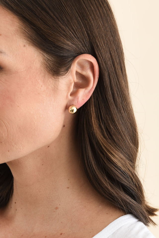 Tommy Gold Stud Earrings