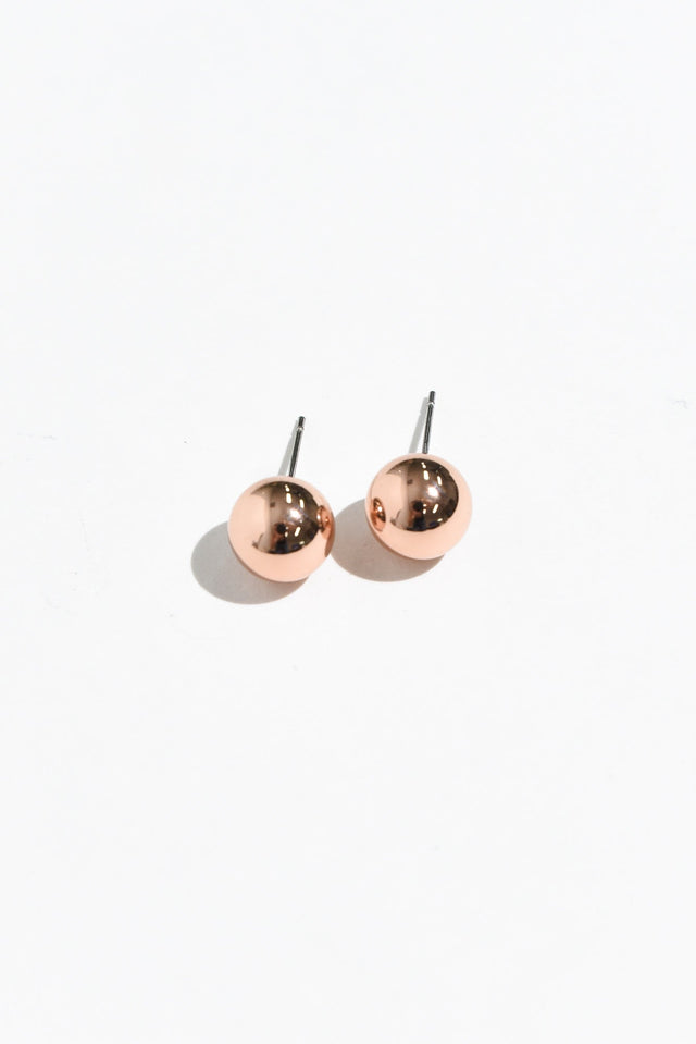 Tommy Rose Gold Stud Earrings
