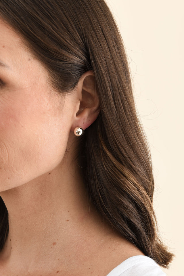 Tommy Silver Stud Earrings image 2