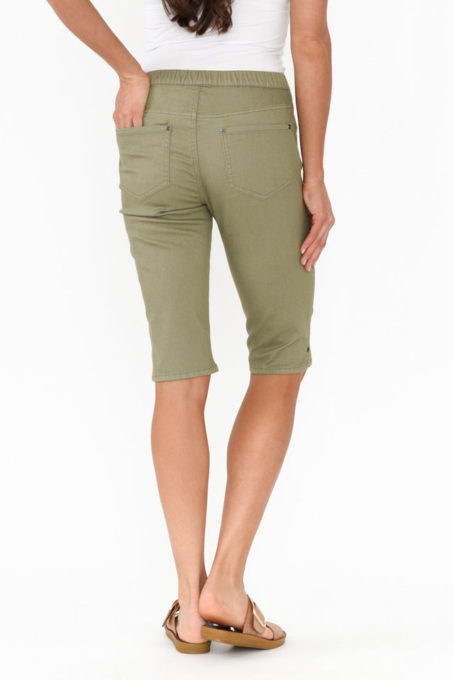 Tora Khaki Stretch Shorts