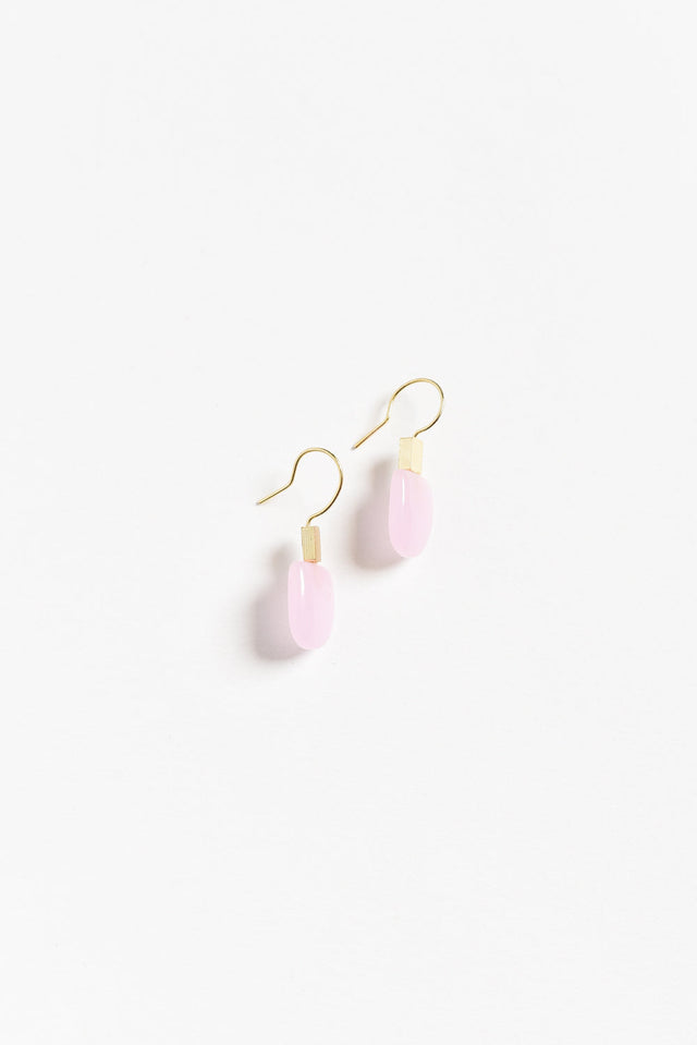 Toria Pink Stone Earrings