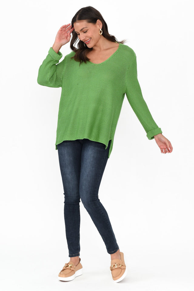 Toulouse Green Cotton Jumper image 3