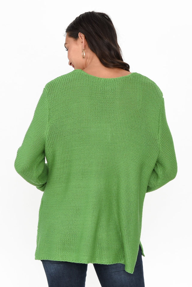 Toulouse Green Cotton Jumper image 5