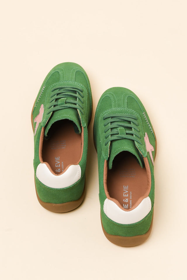Truce Green Star Suede Sneaker image 4