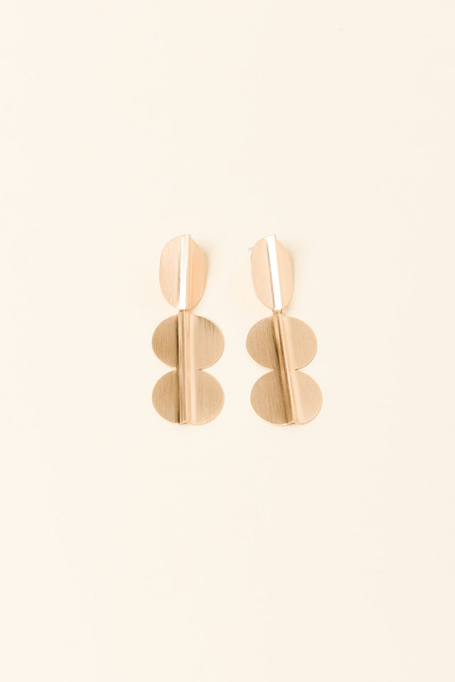 Tyron Gold Drop Earrings image 1