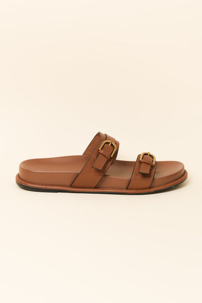 Valise Dark Brown Buckle Slide