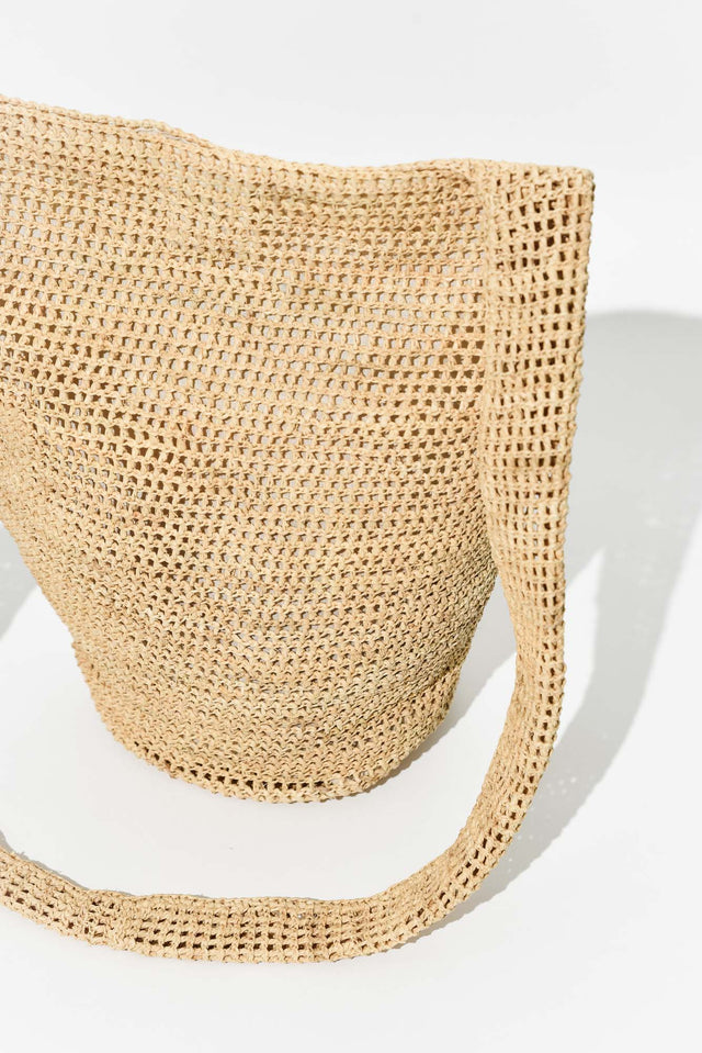 Vatania Natural Raffia Shoulder Bag