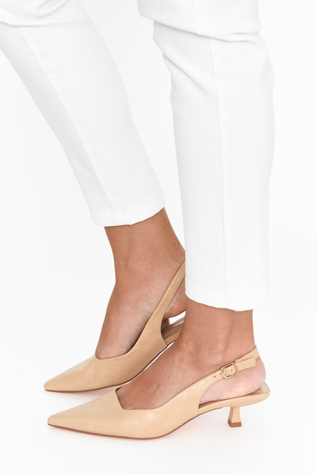 Wizz Beige Slingback Heel