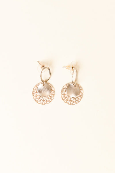 Wynna Gold Disc Earrings