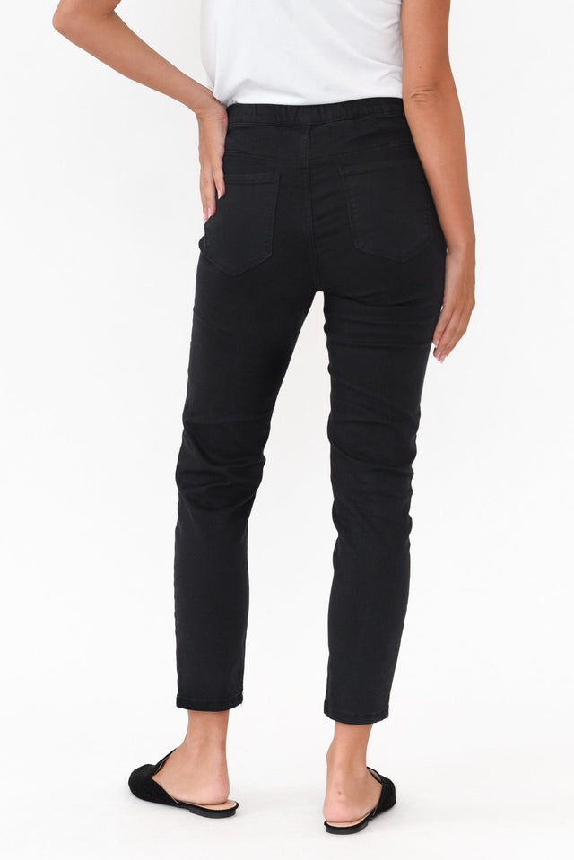 Zadie Distressed Black Stretch Jeans