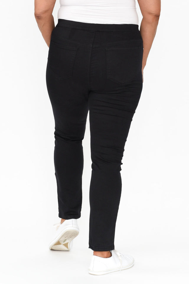 Zadie Distressed Black Stretch Jeans image 12