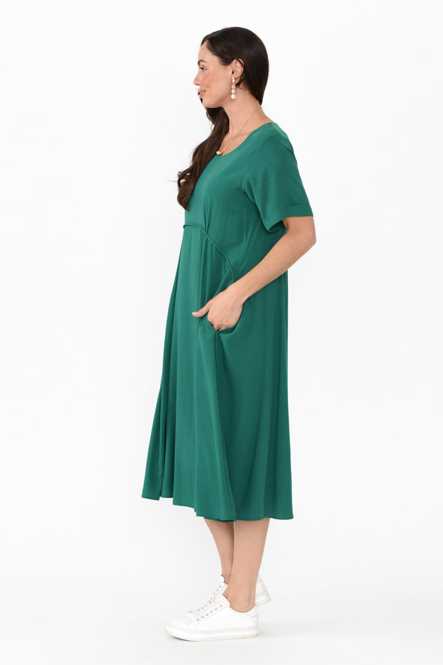 Zaelia Emerald Crescent Dress