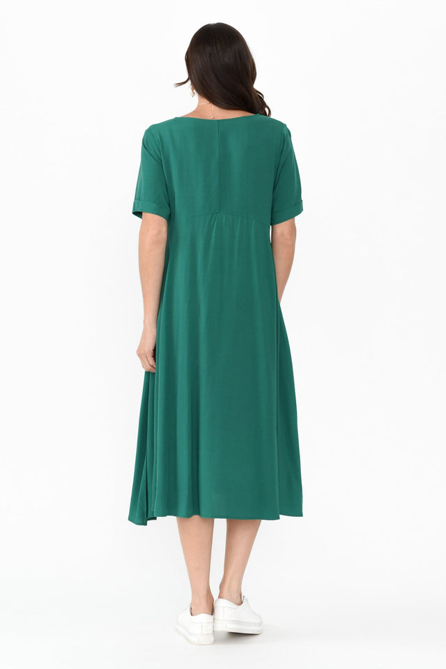 Zaelia Emerald Crescent Dress