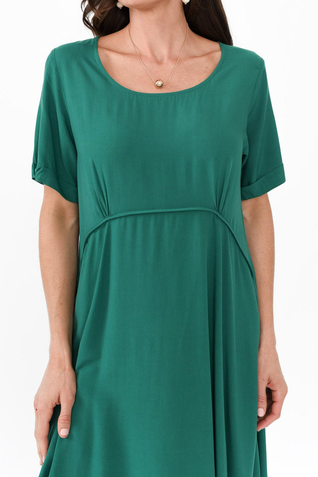 Zaelia Emerald Crescent Dress