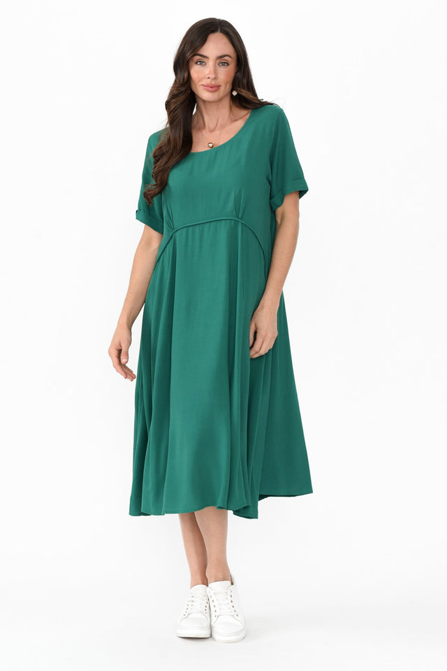 Zaelia Emerald Crescent Dress