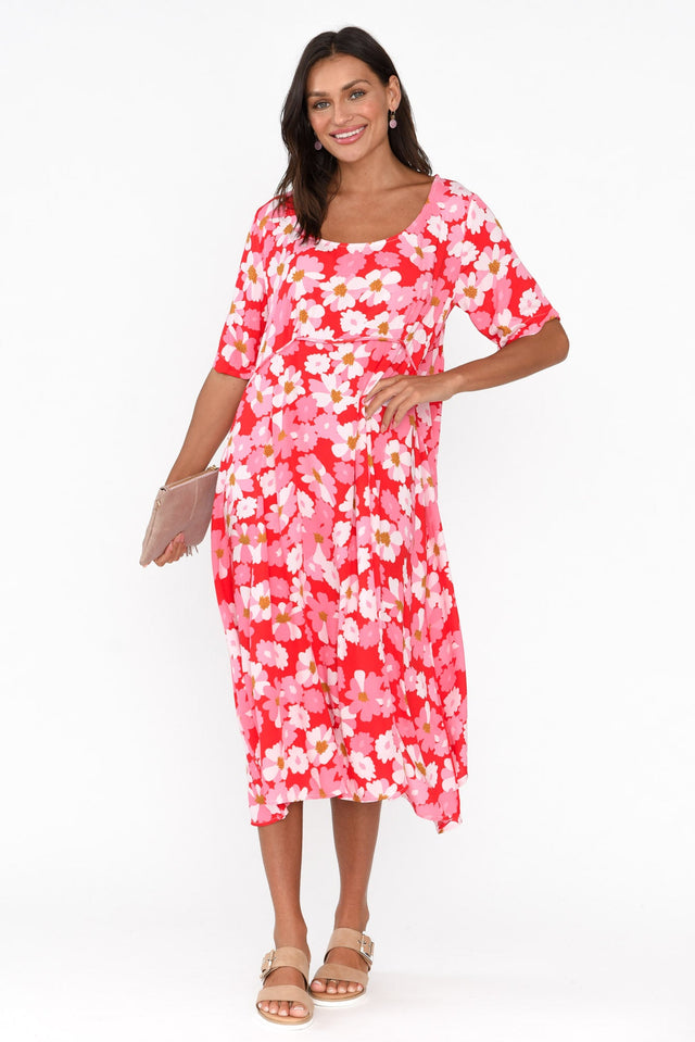Zaelia Pink Blossom Crescent Dress image 1