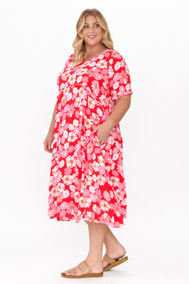 Zaelia Pink Blossom Crescent Dress image 9