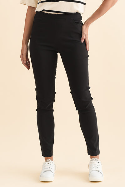 Zara Black Stretch Full Length Pants
